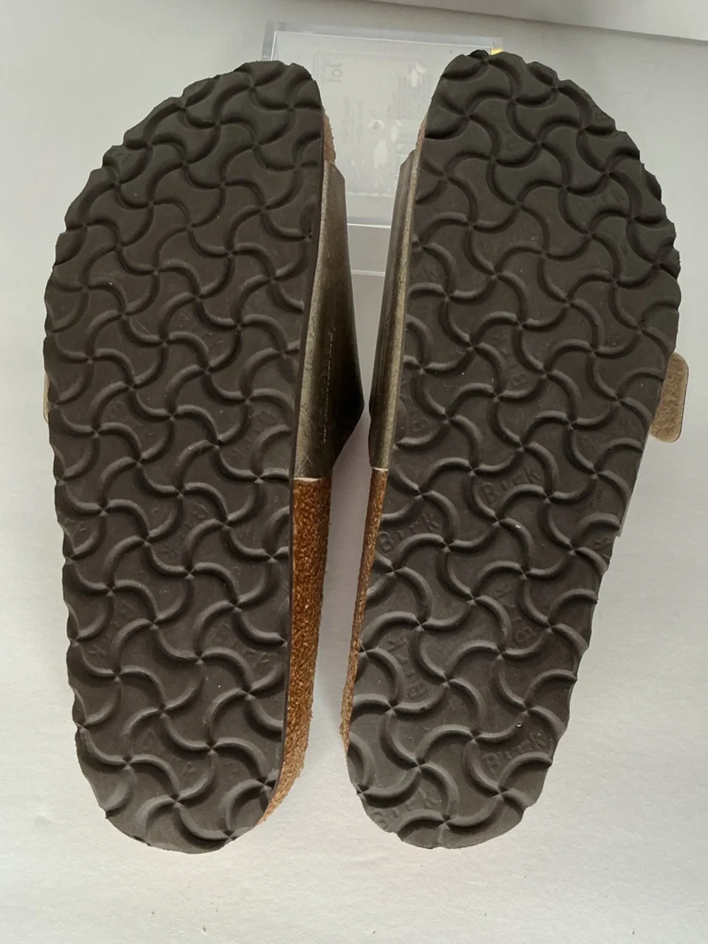 Birkenstock Catalina Metallic Taupe Sandals EU 40 / US 9 Double Strap - Picture 5 of 5